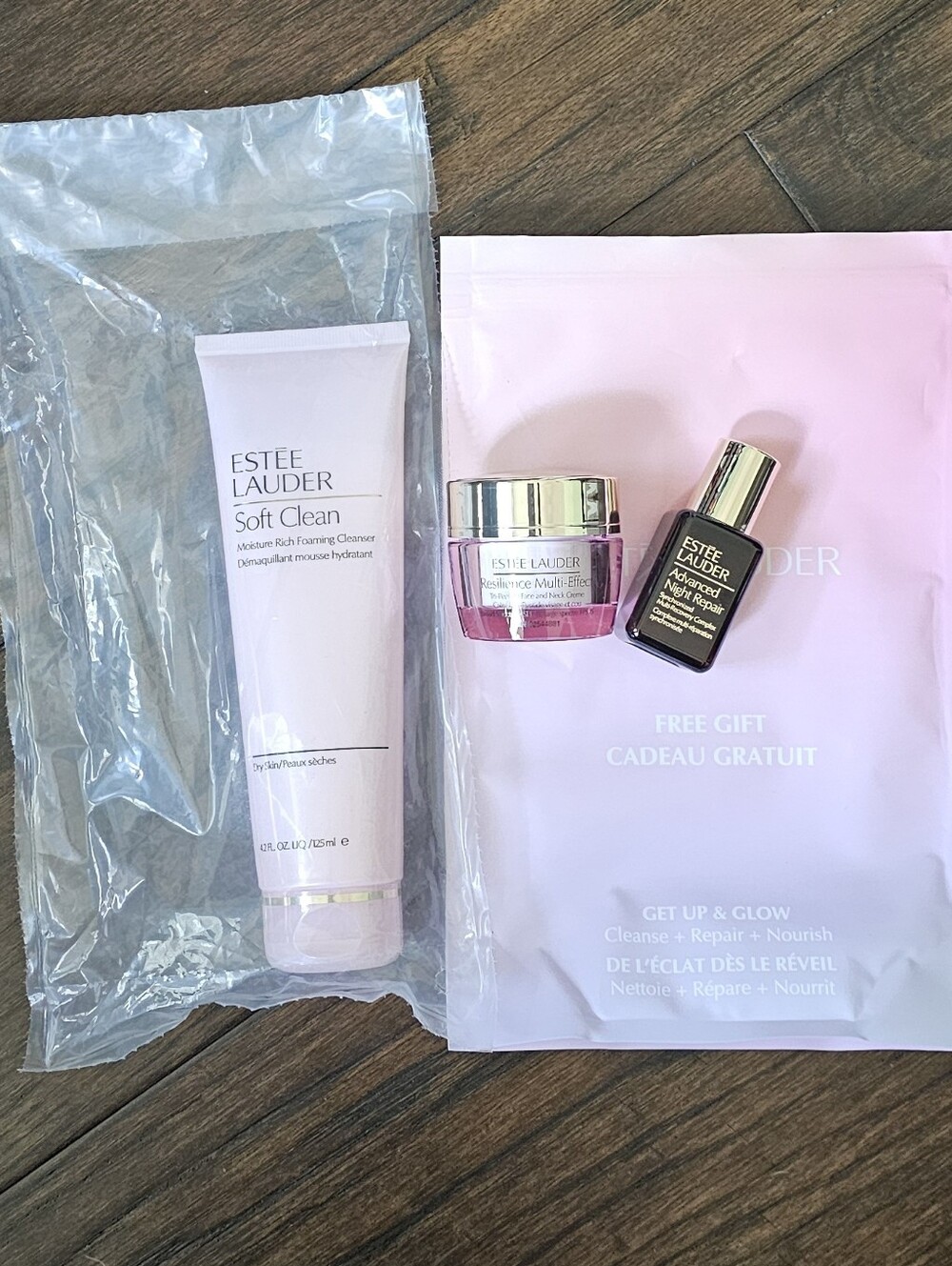 Estee Lauder Skincare Set — Cleanser, Cream & Serum